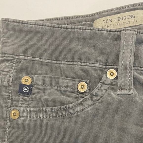 AG Adriano Goldschmied The Jegging‎ Super Skinny Fit Low Rise Corduroy Pants 25R - Picture 7 of 9